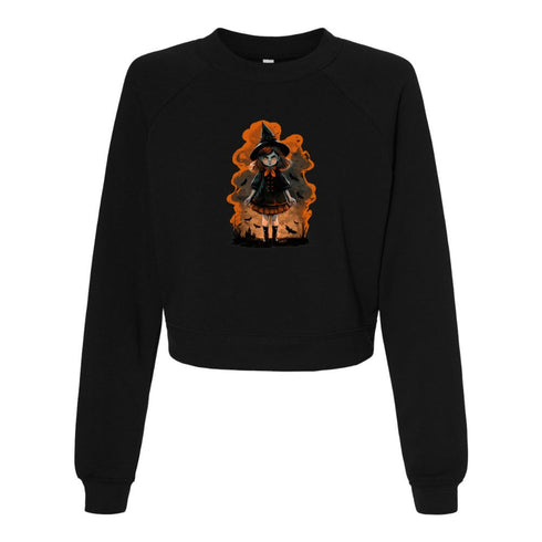 BELLA CANVAS WOMEN'S CROPPED FLEECE PULLOVER 7505